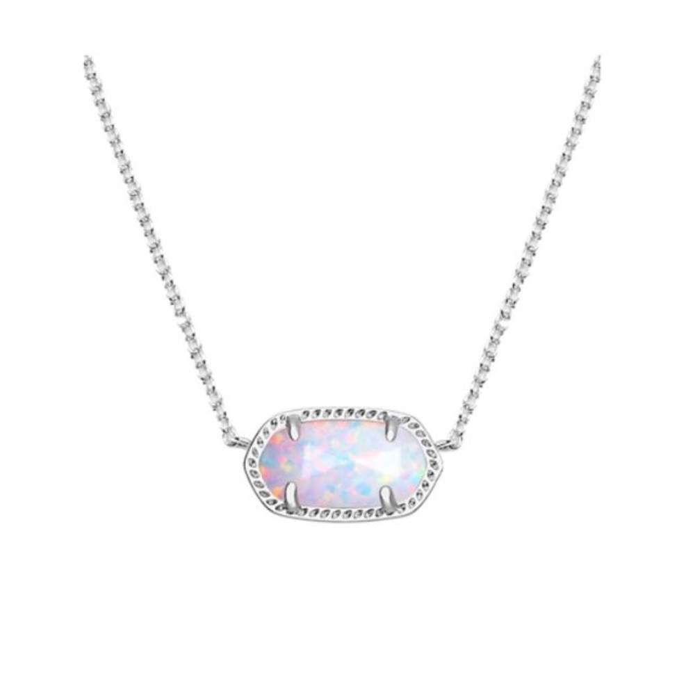 1HR SALE! Kendra Scott Elisa White Kyocera stone